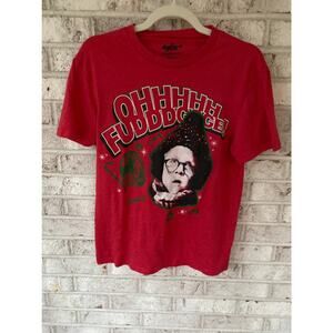 A Christmas Story Ohhh Fuddggee graphic T-Shirt Size Medium